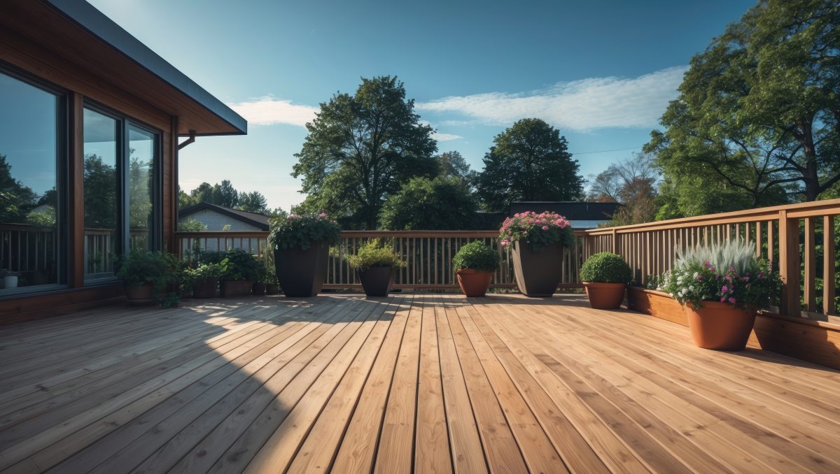 Custom Garage Roof Deck by MRC Construction | Garage Roof Deck
